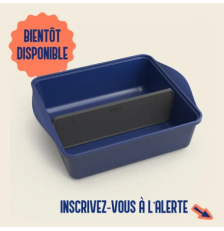 L'Incroyable plat à four ajustable bleu 30x24cm - COOKUT