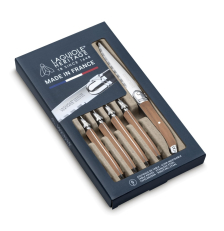 Laguiole Heritage Couteaux à steak bois de frêne x6 - TB Groupe