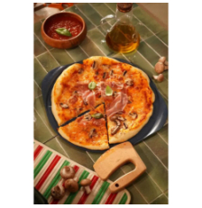 Formidable plat à pizza avec couteau Myrtille - Cookut