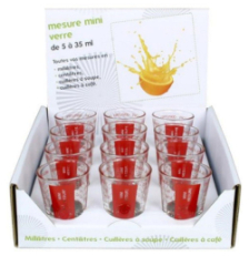 Mini verre doseur 5 à 35 ml - H. Beligné & Fils
